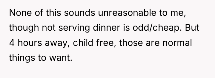 None of this sounds unreasonable to me, though not serving...