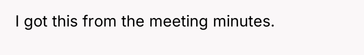 I got this from the meeting minutes.