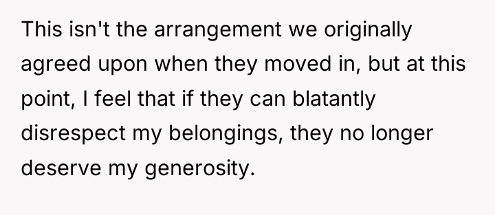 This isn't the arrangement we originally agreed upon when they...