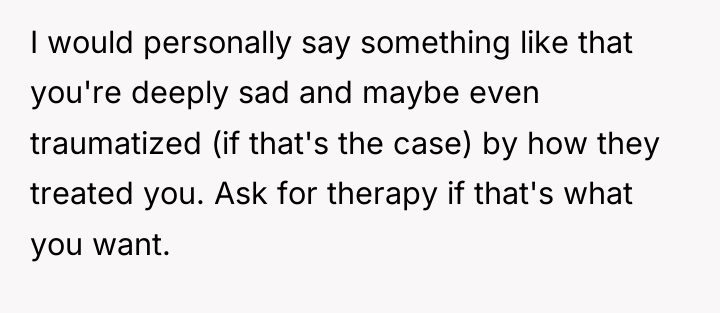 I would personally say something like that you're deeply sad...