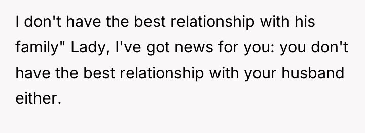 I don't have the best relationship with his family" Lady,...