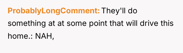 ProbablyLongComment They'll do something at at some point that will...