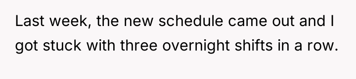 Last week, the new schedule came out and I got...