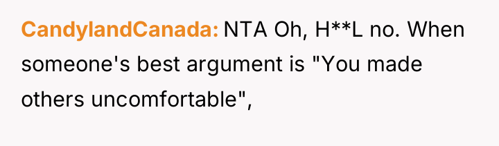 CandylandCanada NTA Oh, H**L no. When someone's best argument is...