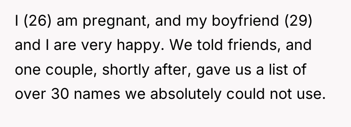 I (26) am pregnant, and my boyfriend (29) and I...