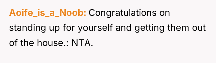 Aoife_is_a_Noob Congratulations on standing up for yourself and getting them...