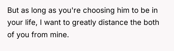 But as long as you're choosing him to be in...
