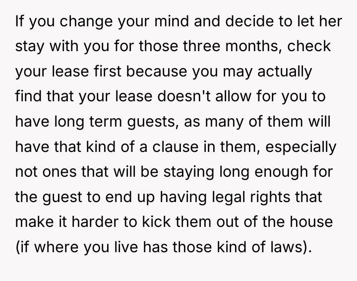 If you change your mind and decide to let her...