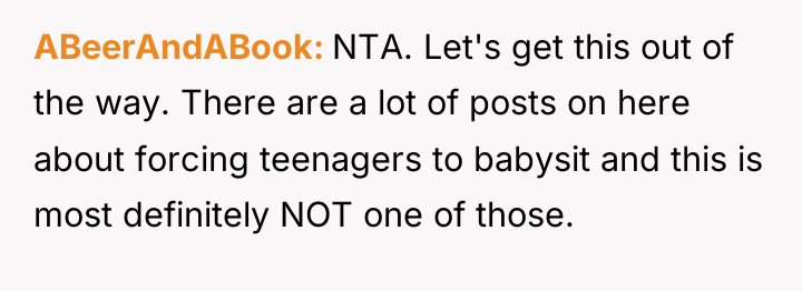ABeerAndABook NTA. Let's get this out of the way. There...
