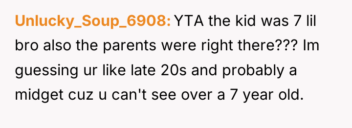 Unlucky_Soup_6908 YTA the kid was 7 lil bro also the...