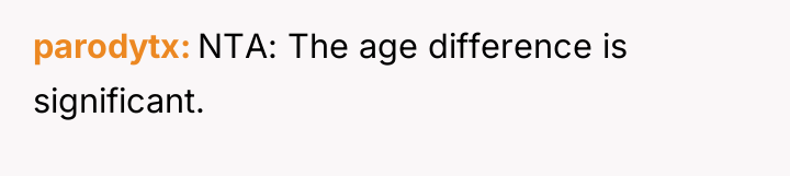 parodytx NTA: The age difference is significant.