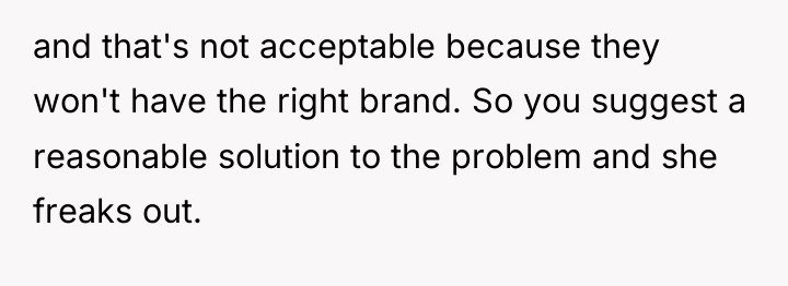 and that's not acceptable because they won't have the right...