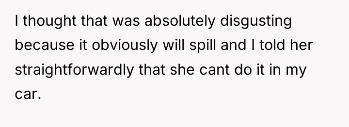 I thought that was absolutely disgusting because it obviously will...