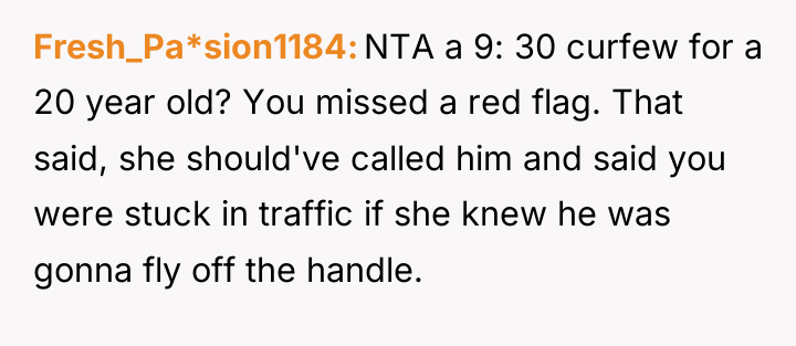 Fresh_Pa*sion1184 NTA a 9: 30 curfew for a 20 year...