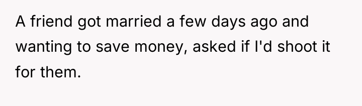 A friend got married a few days ago and wanting...
