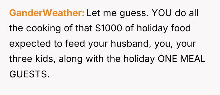 GanderWeather Let me guess. YOU do all the cooking of...