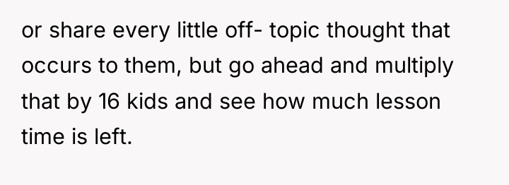 or share every little off- topic thought that occurs to...