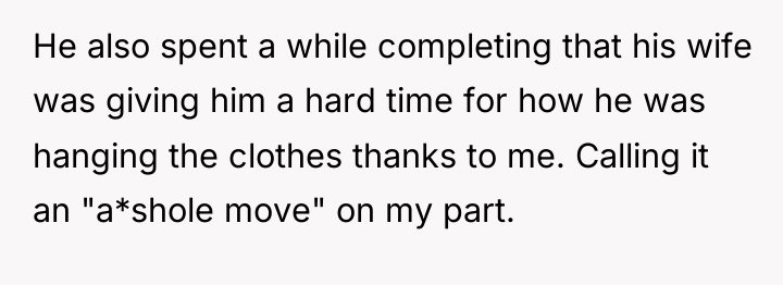 He also spent a while completing that his wife was...