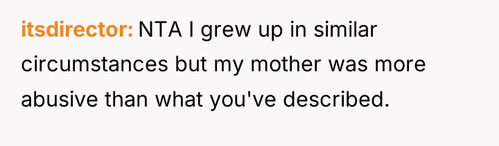 itsdirector NTA I grew up in similar circumstances but my...