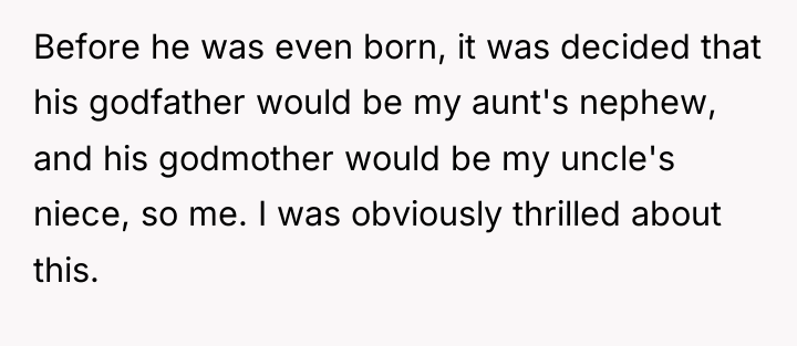 Before he was even born, it was decided that his...
