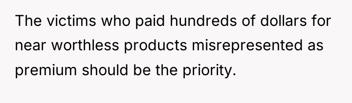 The victims who paid hundreds of dollars for near worthless...
