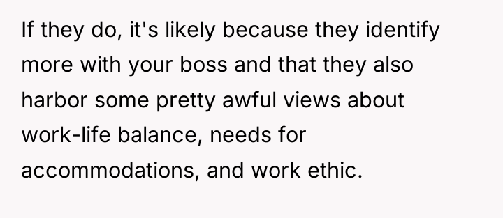 If they do, it's likely because they identify more with...