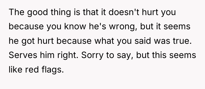 The good thing is that it doesn't hurt you because...