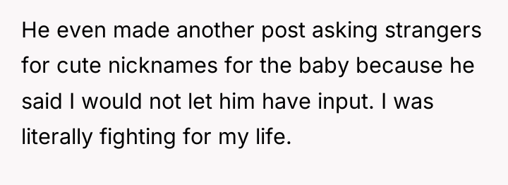 He even made another post asking strangers for cute nicknames...