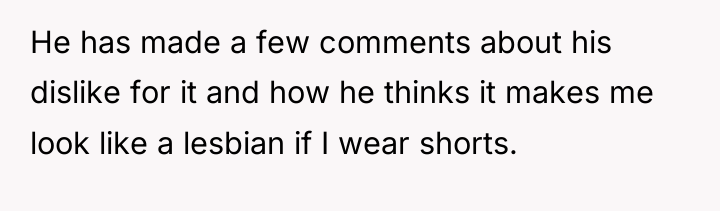 He has made a few comments about his dislike for...