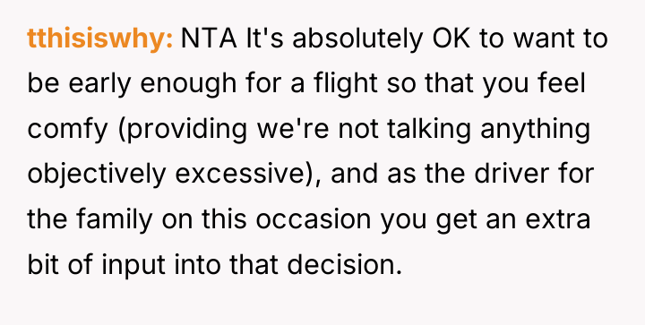 tthisiswhy NTA It's absolutely OK to want to be early...