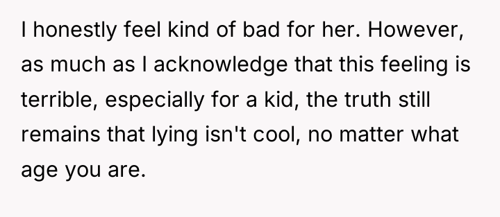 I honestly feel kind of bad for her. However, as...