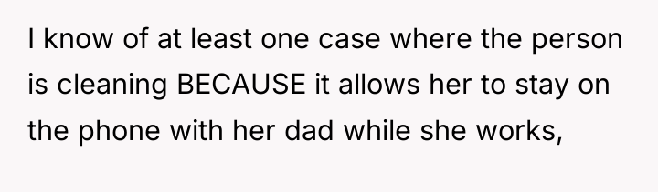 I know of at least one case where the person...