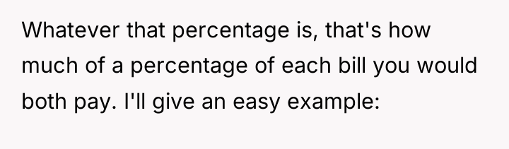 Whatever that percentage is, that's how much of a percentage...