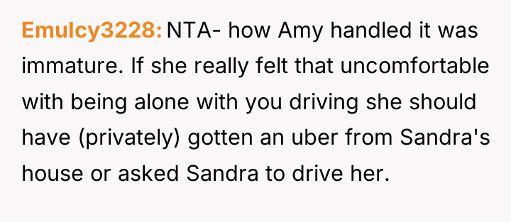 EmuIcy3228 NTA- how Amy handled it was immature. If she...
