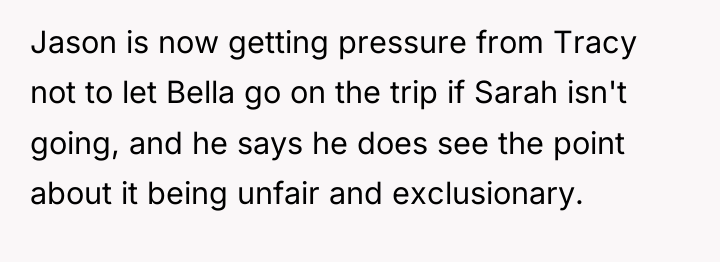 Jason is now getting pressure from Tracy not to let...