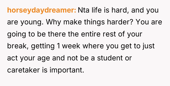 horseydaydreamer Nta life is hard, and you are young. Why...