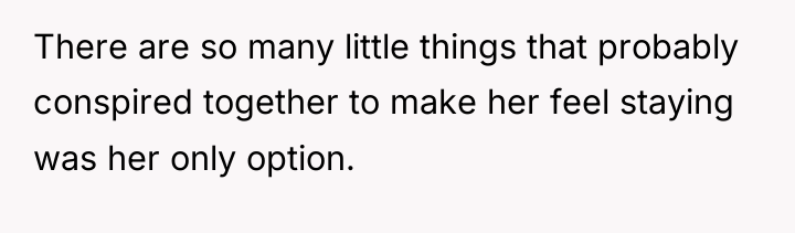 There are so many little things that probably conspired together...