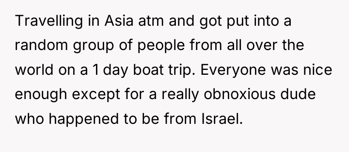 Travelling in Asia atm and got put into a random...