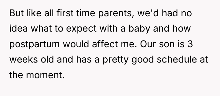 But like all first time parents, we'd had no idea...