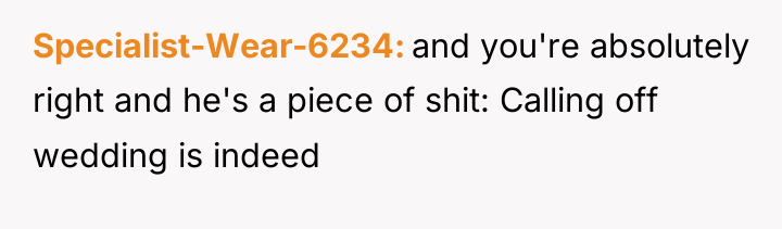 Specialist-Wear-6234 and you're absolutely right and he's a piece of...