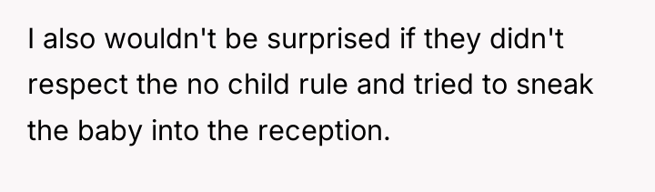 I also wouldn't be surprised if they didn't respect the...