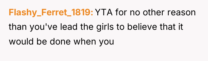 Flashy_Ferret_1819 YTA for no other reason than you've lead the...