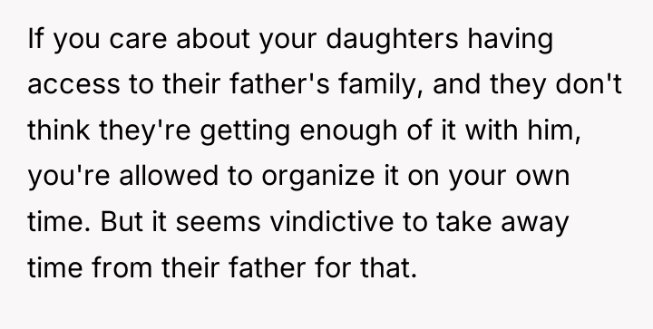 If you care about your daughters having access to their...