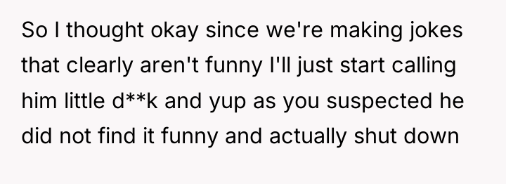 So I thought okay since we're making jokes that clearly...