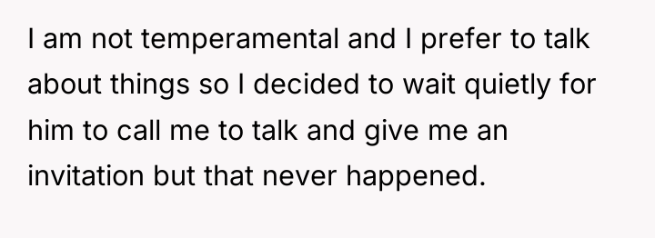 I am not temperamental and I prefer to talk about...