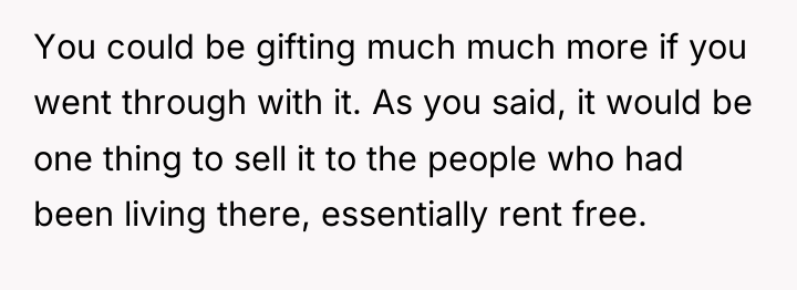You could be gifting much much more if you went...