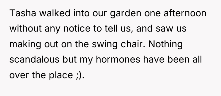 Tasha walked into our garden one afternoon without any notice...