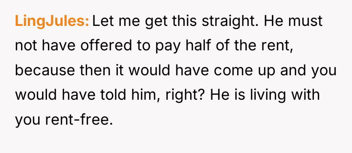 LingJules Let me get this straight. He must not have...