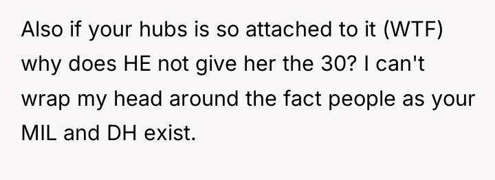Also if your hubs is so attached to it (WTF)...