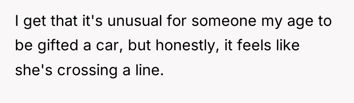 I get that it's unusual for someone my age to...